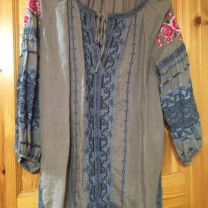 Johnny Was beautiful embroided top